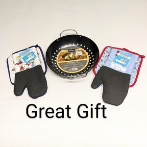Best Brands Peanuts Mitts & Grill Bowl Bundle cartoons gift grilling Disney